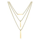 Liebeskind dames edelstalen ketting One Size Goud 32011521