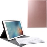 Lunso - afneembare Keyboard hoes - Geschikt voor iPad 9.7 (2017/2018) / Pro 9.7 / Air / Air 2 - Rose Goud