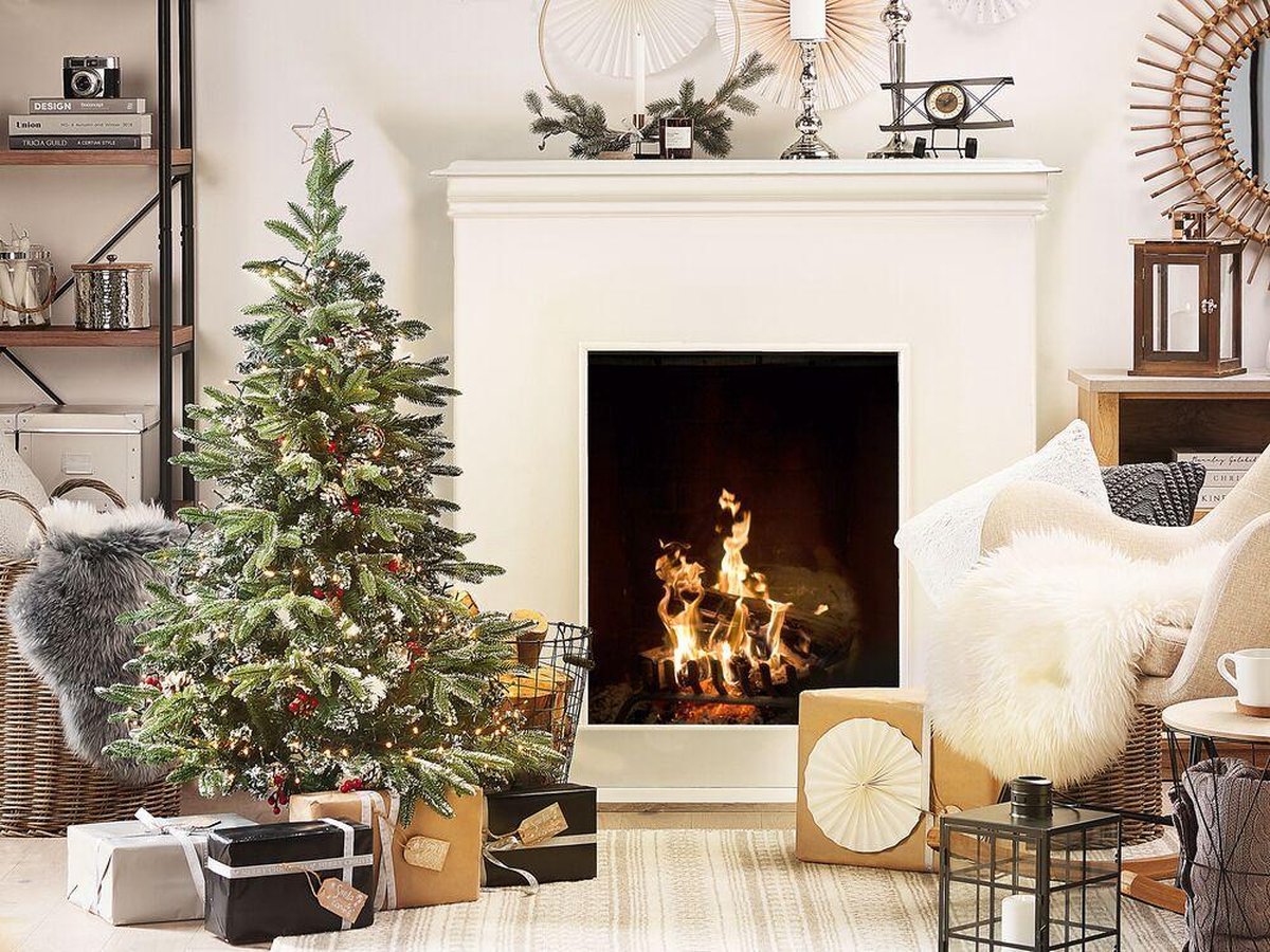 Beliani DENALI - Kerstboom - Groen - PVC
