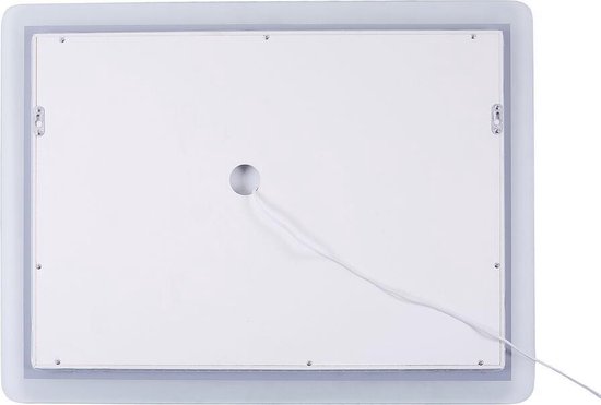 Beliani CORROY - Miroir LED- Argent - Glas