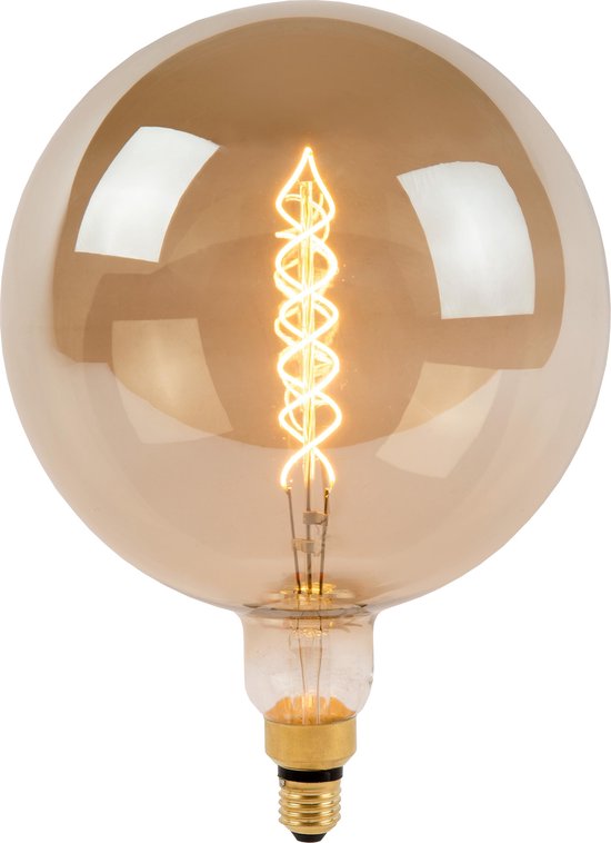 Stevig moord Ham Lucide G250 GIANT - Filament lamp - Ø 25 cm - LED Dimb. - E27 - 1x10W 2200K  - Fumé | bol.com