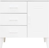 Bopita Locker commode met 3 laden / 1 deur - Wit