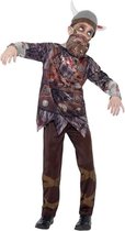 SMIFFYS - Zombie Viking kostuum voor kinderen - 116/128 (4-6 jaar)