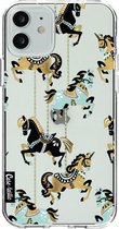 Casetastic Apple iPhone 12 / iPhone 12 Pro Hoesje - Softcover Hoesje met Design - Carousel Horses Print