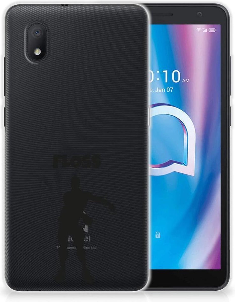 Back Cover voor Alcatel 1B (2020) Telefoonhoesje met Naam Floss