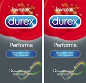 Durex 24 Condooms Performa Voordeelpakket