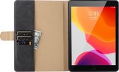 iPad 10.2 inch 2019 / 2020 hoes / iPad Pro 10.5 Luex leren hoes - Book Case Portemonnee cover Zwart