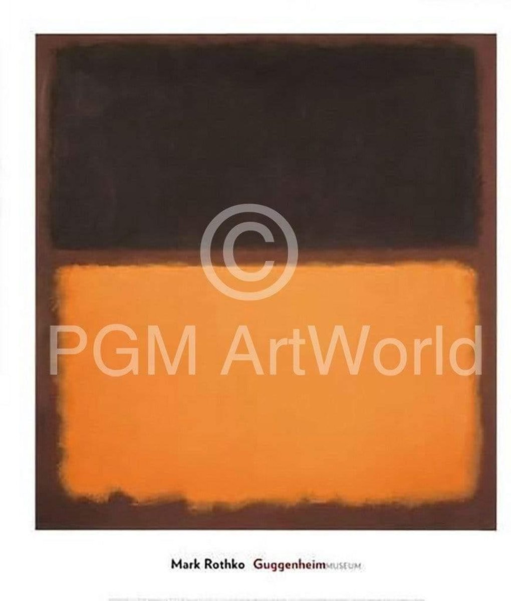 PGM Kunstdruk Mark Rothko - Untitled 18, 1963 76x86cm Divers