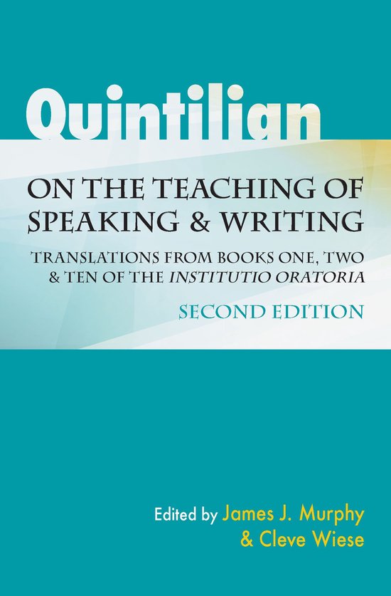 Landmarks in Rhetoric and Public Address - Quintilian on the ... - cover