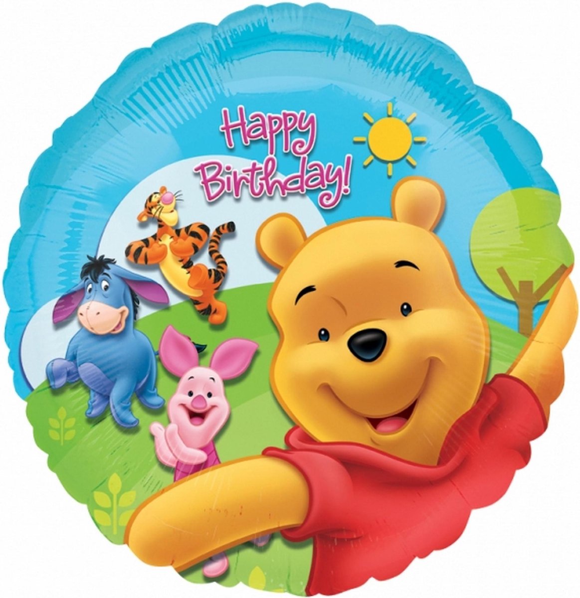 Anagram 18 Pouces Disney Winnie L Ourson Joyeux Anniversaire Ballon Aluminium Bol Com