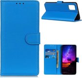 Book Case - Motorola Moto G9 Plus Hoesje - Blauw