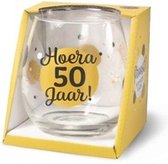 Wijn - Waterglas 50 jaar Proost!