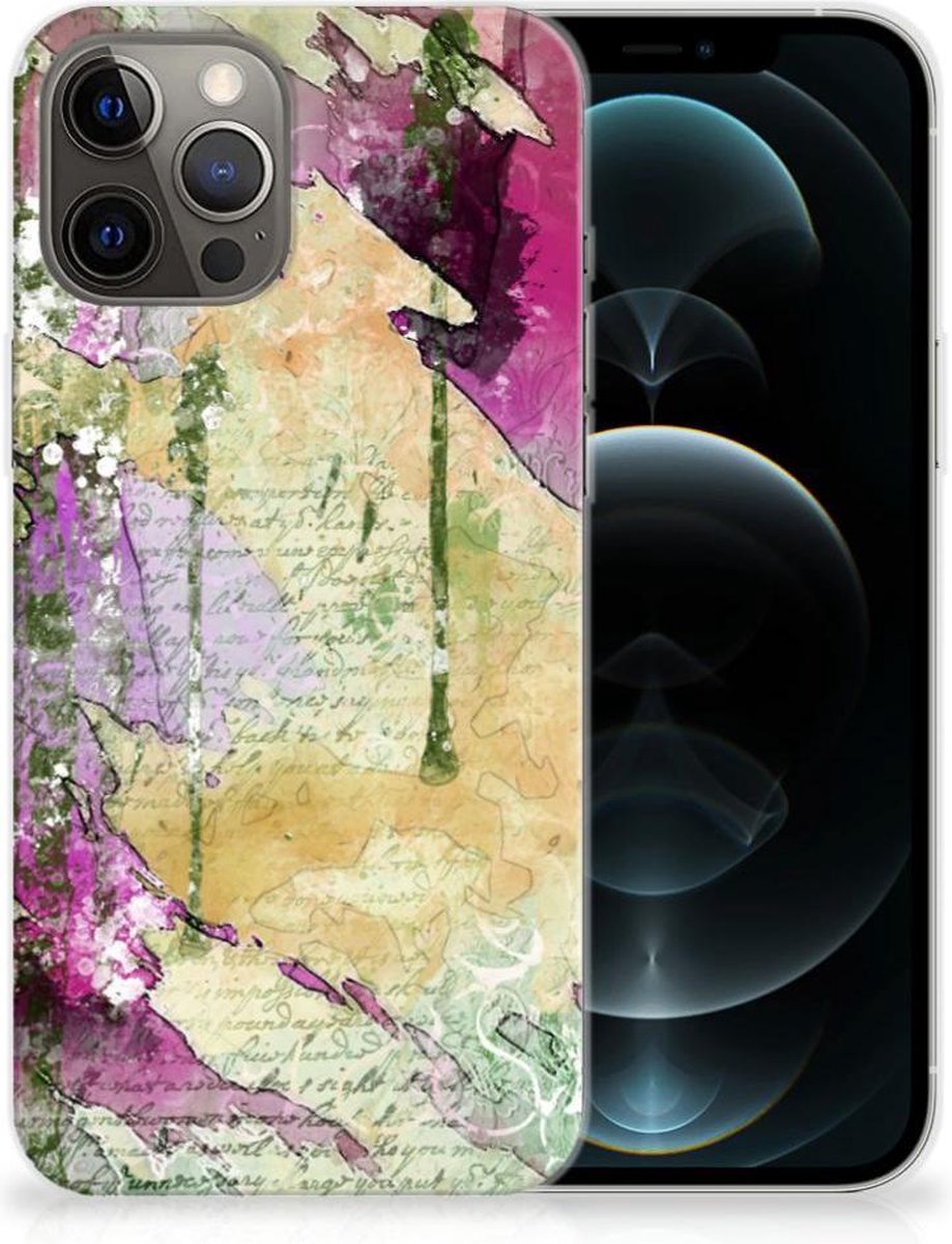 Hoesje maken iPhone 12 Pro Max Letter Painting