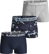 Bjorn Borg  jongens boxershorts 3-Pack Color combi  - 152  - Zwart