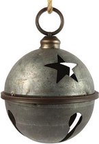 Countryfield Kerstbel Ro Thierry 18 Cm Metaal Zink