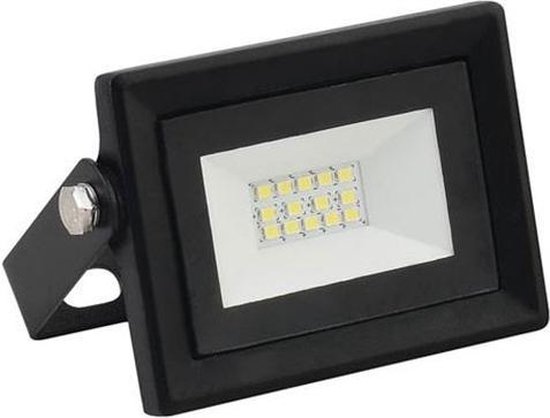 LED Bouwlamp 10 Watt - LED Schijnwerper - Pardus - Helder/Koud Wit 6400K - Waterdicht IP65