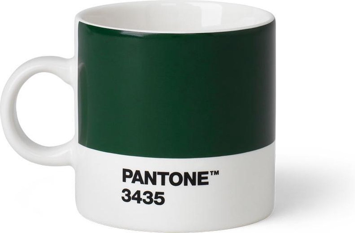 Copenhagen Design - Pantone - Espressokopje -120ml - Donker Groen