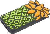 iPhone 4/4s siliconen hoesje - Ananas