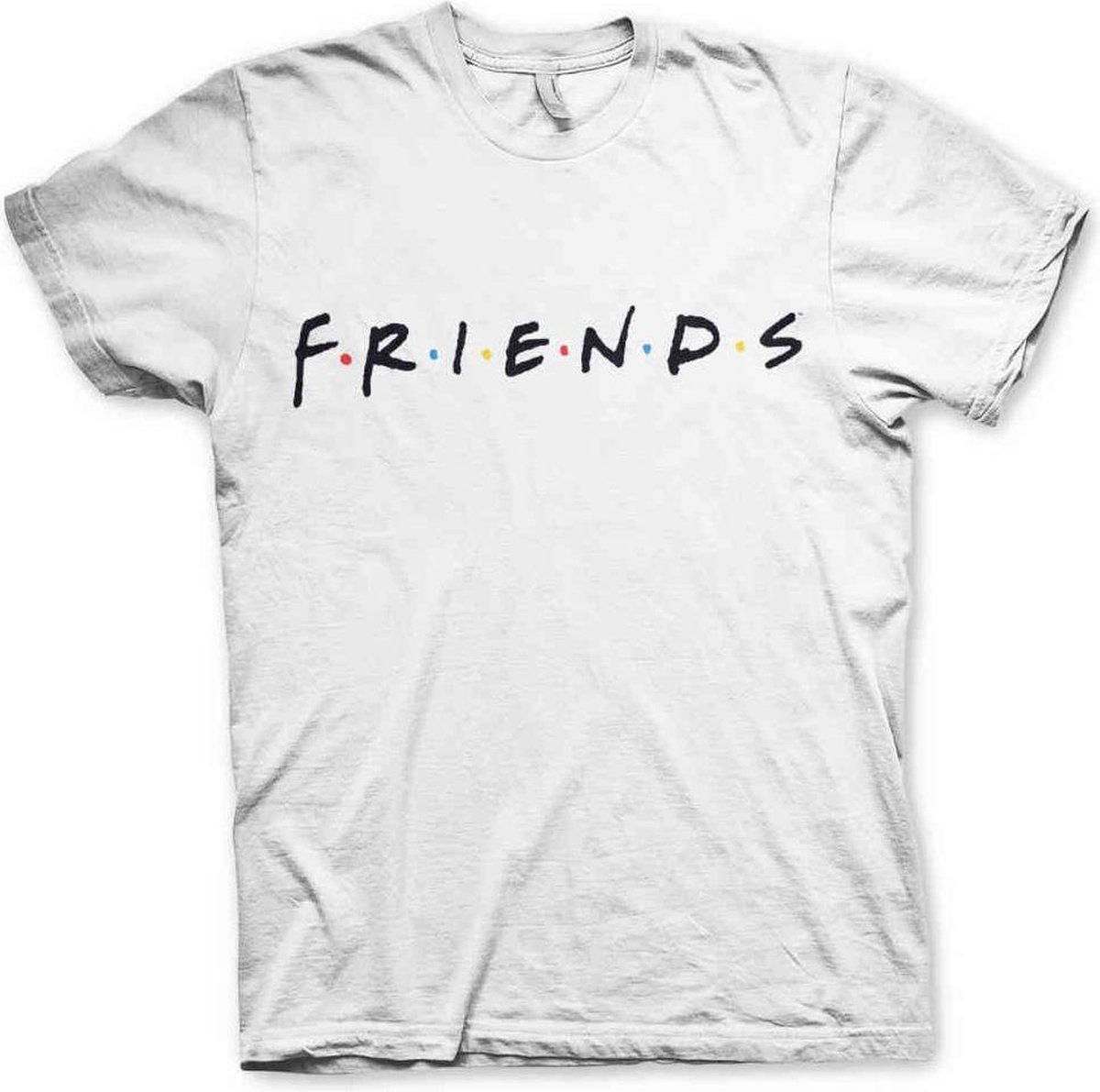 Friends Heren Tshirt -M- Logo Wit