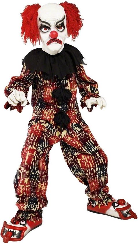 "Costume de clown d'Halloween terrifiant pour enfants - Costumes pour enfants - 152/158"