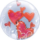 Floating Hearts Bubbles Ballon 61cm