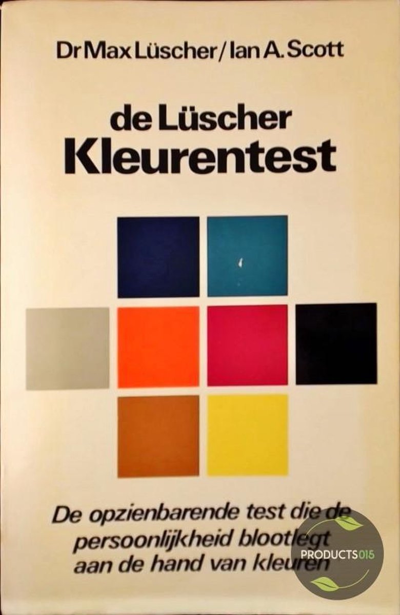 Luscher kleurentest, Luscher | 9789022400746 | Boeken | bol