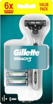 Système de rasage Gillette Mach3 + 6 lames de rasoir