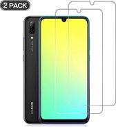 Screenprotector Glas - Tempered Glass Screen Protector Geschikt voor: Honor 10 lite / Huawei P Smart 2019 - 2x