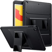 Accezz Tablet Hoes Geschikt voor iPad 8 (2020) 8e generatie / iPad 7 (2019) 7e generatie / iPad 9 (2021) 9e generatie - Accezz Rugged Back Case - Zwart