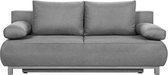 SHILO 3-zitsbank - Lichtgrijs stof - Eigentijdse stijl - B 192 x D 93 cm