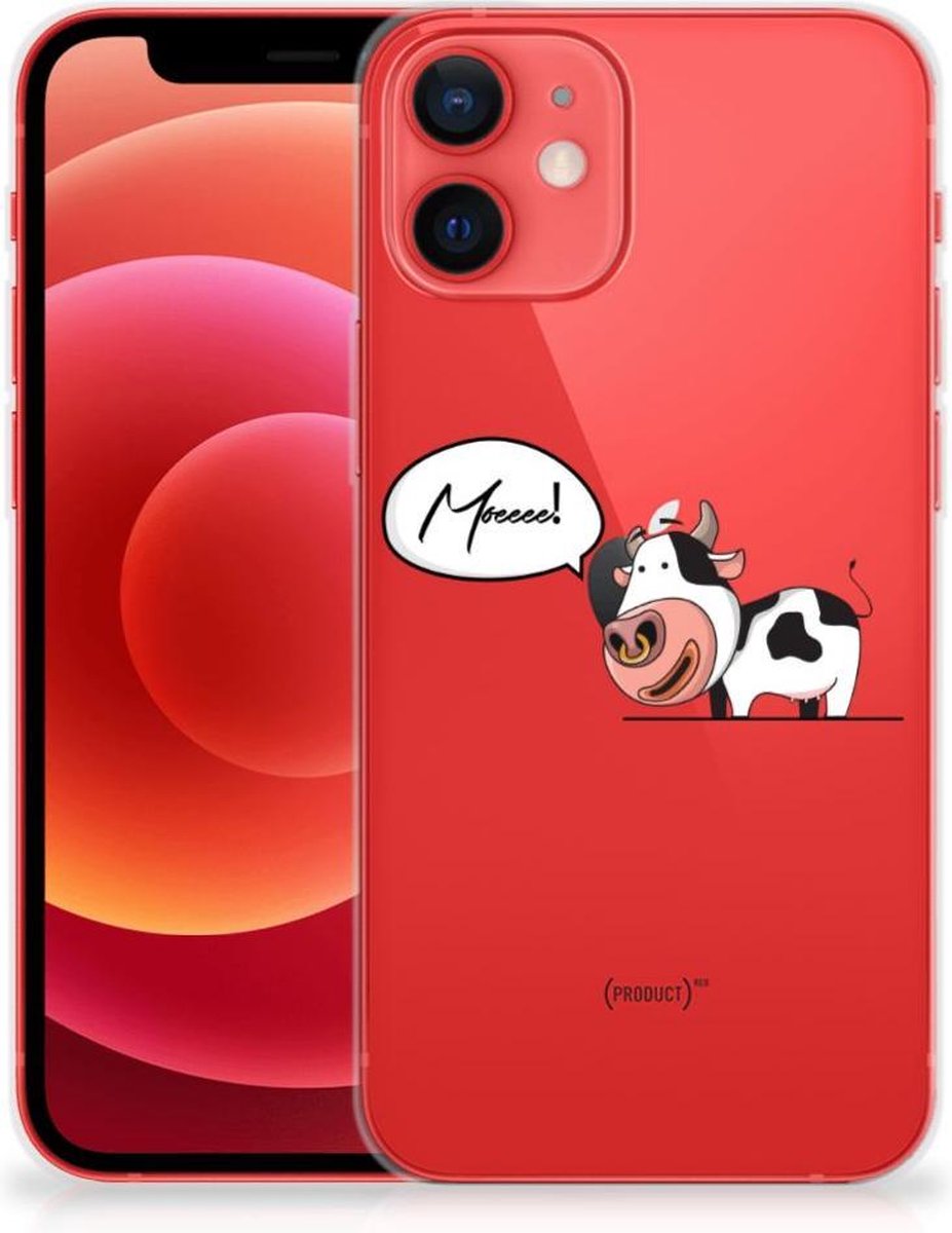 iPhone 12 Mini Telefoonhoesje met Naam Cheeky Cow