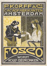 Vinage Poster Cacao Fosco - Large 70x50 - Rijksmuseum - Cacaofabrikanten Amsterdam - Affiche