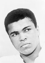 Poster Muhammed Ali - Large 70x50 cm - Vechtsport - Boksen - 'The Greatest' - Zwart-Wit