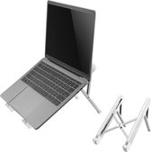 Neomounts NSLS010 laptop standaard - 11-17" - universeel - 6 hoogteposities - opvouwbaar en lichtgewicht ontwerp geschikt voor hybride werk - zilver
