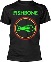 Fishbone Heren Tshirt -S- Classic Logo Zwart