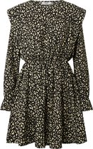 Korte Jurk Only Zwart dessin - maat S