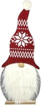 Countryfield Kerstman Sneeuwvlok Flecher L 95 Cm Textiel Rood/wit