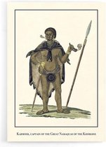 Walljar - Captain Khoikhoi - Muurdecoratie - Plexiglas schilderij