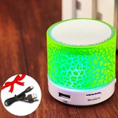 Bluetooth Speaker Mini - LED - Groen