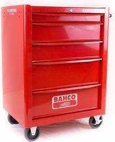 Bahco Gereedschapswagen Leeg - 5 Lades - 61 kg - Rood