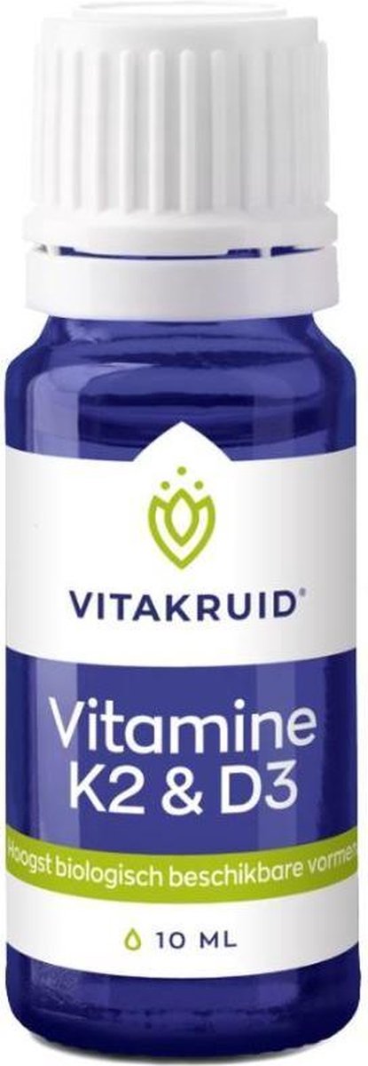 VitaKruid Vitamine D3 & K2 10 ml