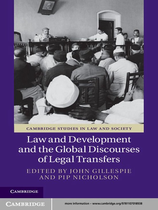 Cambridge Studies in Law and Society - Law and Development a ... - cover