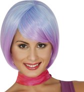 Fiestas Guirca Verkleedpruik Retro Dames Synthetisch Blauw/paars