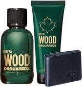 Dsquared - Green wood 100ml eau de toilette + 100ml showergel + wallet Eau de toilette