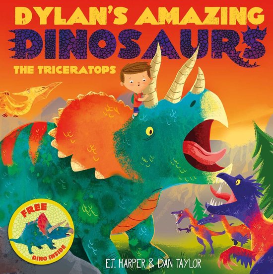 Dylan's Amazing Dinosaurs - The Triceratops - cover