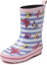 Regenlaars Gevavi Boots | Vlinder Meisjeslaars Rubber | Maat 26 | Roze