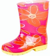 Regenlaars Gevavi Boots | Suze Meisjeslaars PVC | Maat 30 | Roze/Oranje