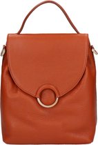 Fred de la Bretoniere Dames Schoudertassen 231010019 - Cognac