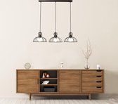 De Cestina hanglamp in bruin zorgt voor een industriële uitstraling, ideaal voor in je eetruimte. De hanglamp wordt zonder lichtbron geleverd en heeft een E27 fitting.