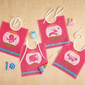 De Witte Lietaer Slabbetjesset Confetti, 4 stuks